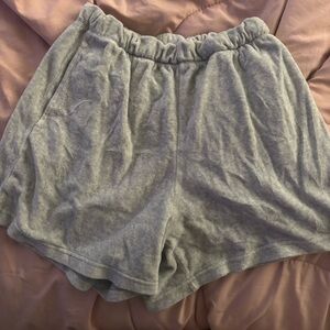 Aerie Light Gray sweat shorts